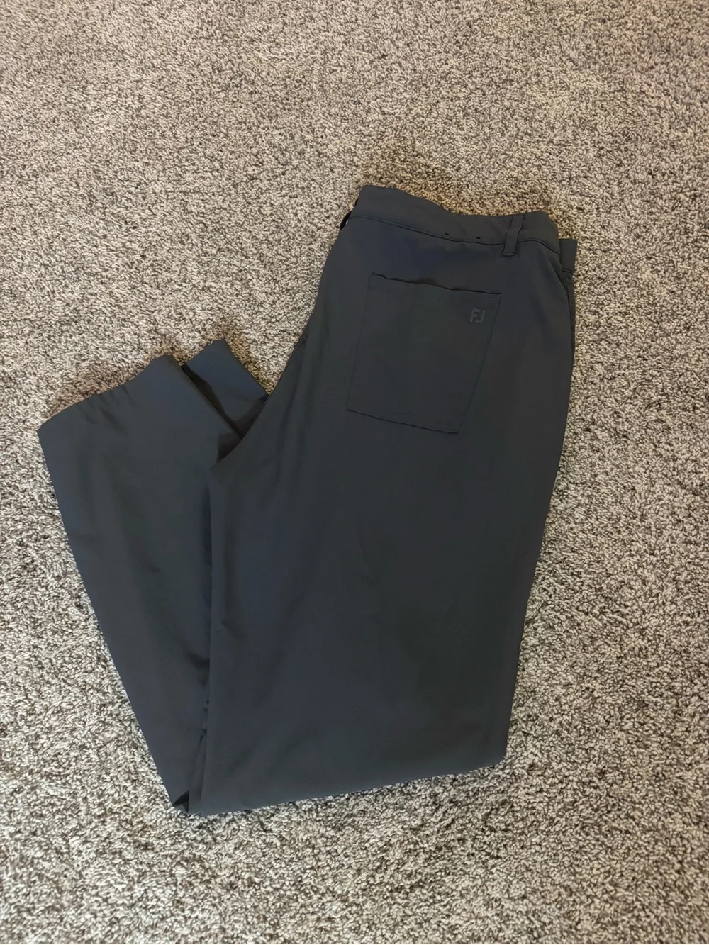 FootJoy Men's Black Golf Chinos with Back Pocket